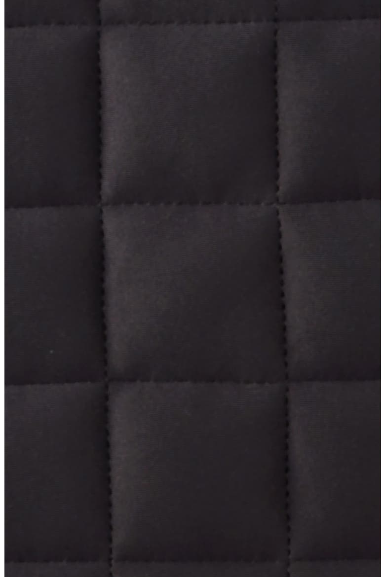 Roxy Crystal Bling Faux Leather Dog Coat, Alternate, color, BLACK BEAUTY