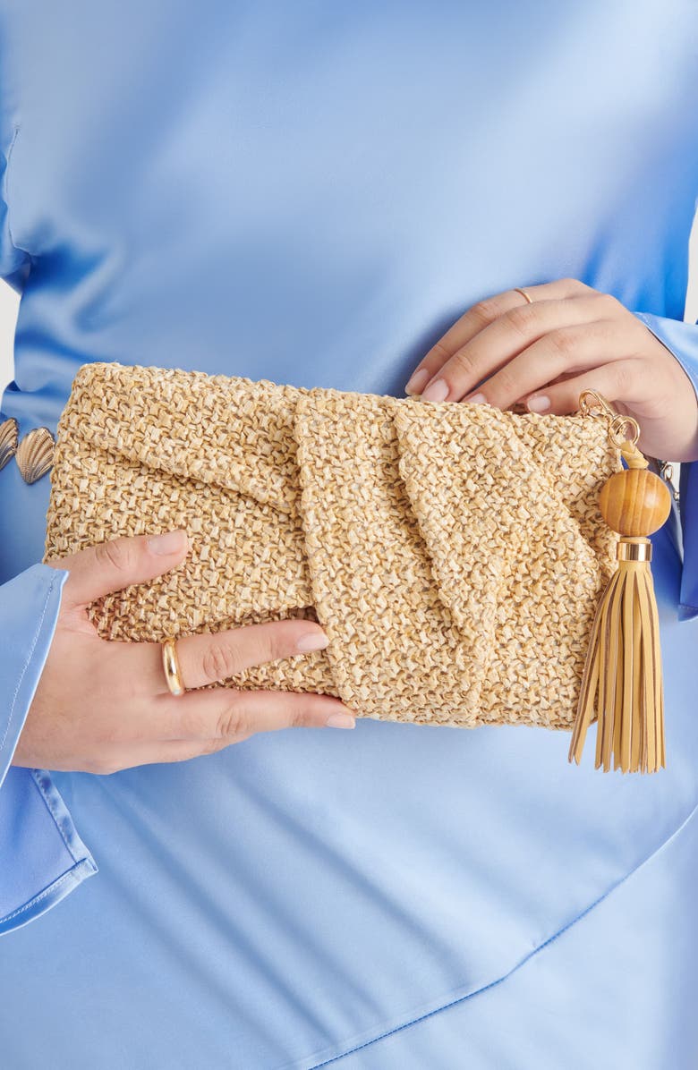 Dolce Vita Lorena Clutch, Alternate, color, Natural