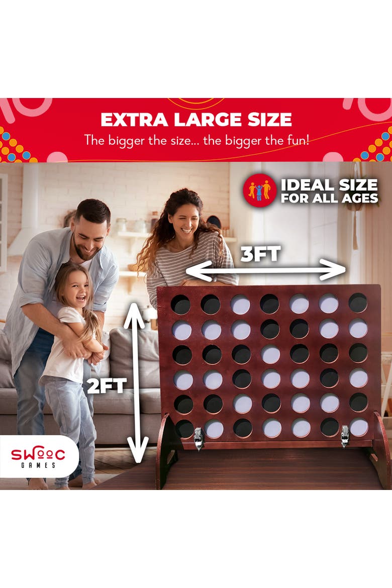 Giant Four in a Row, Alternate, color, Brown