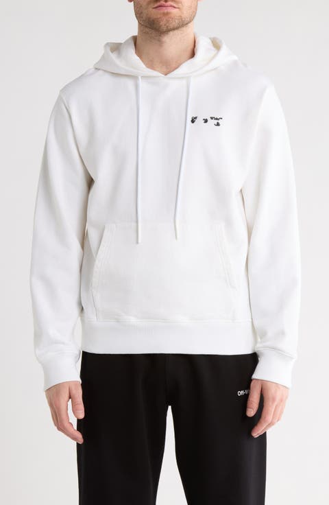 Slim Fit Logo Cotton Graphic Hoodie