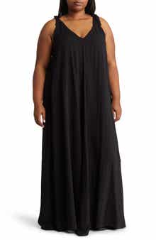 BY DESIGN Elise Tie Strap Maxi Dress