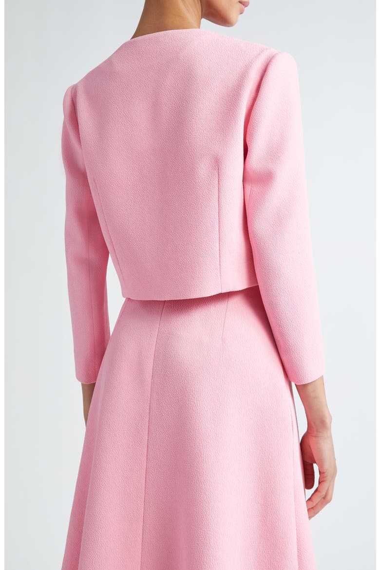 Mirca Double Pocket Crop Jacket, Alternate, color, ROSE PINK
