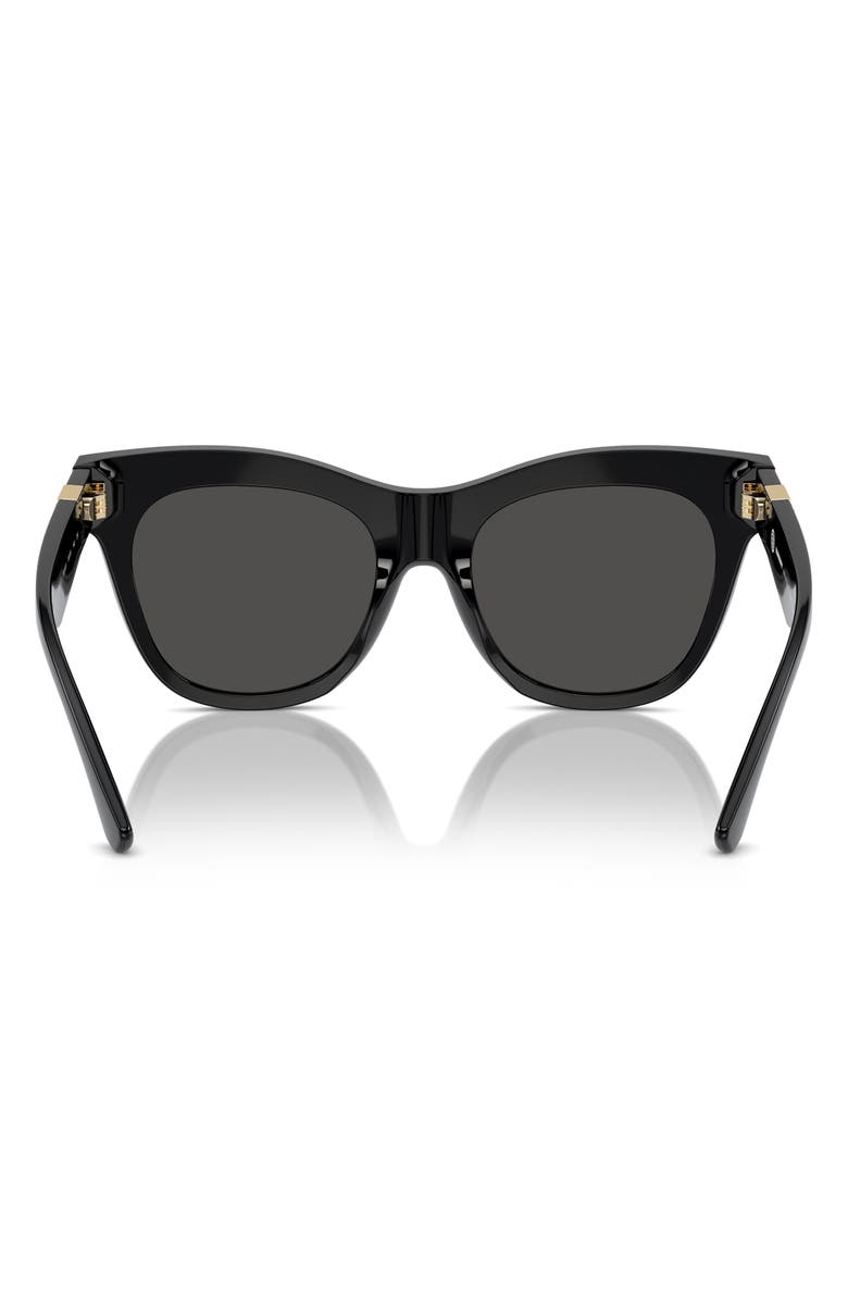 Burberry Evolution 54mm Cat Eye Sunglasses, Alternate, color, Black