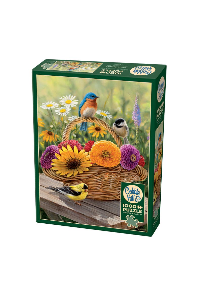 Summer Bouquet 1000 Piece Puzzle, Main, color, Multicolored