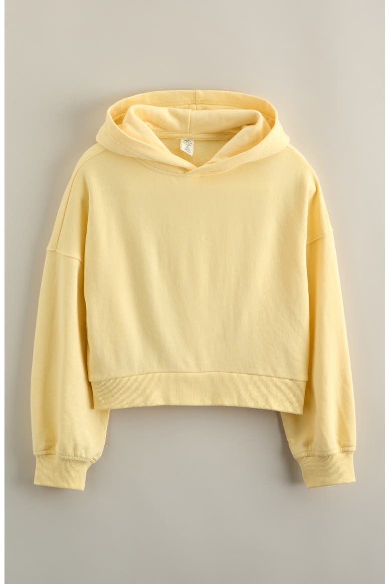 Kids' Boxy Hoodie, Main, color, YELLOW SOFT