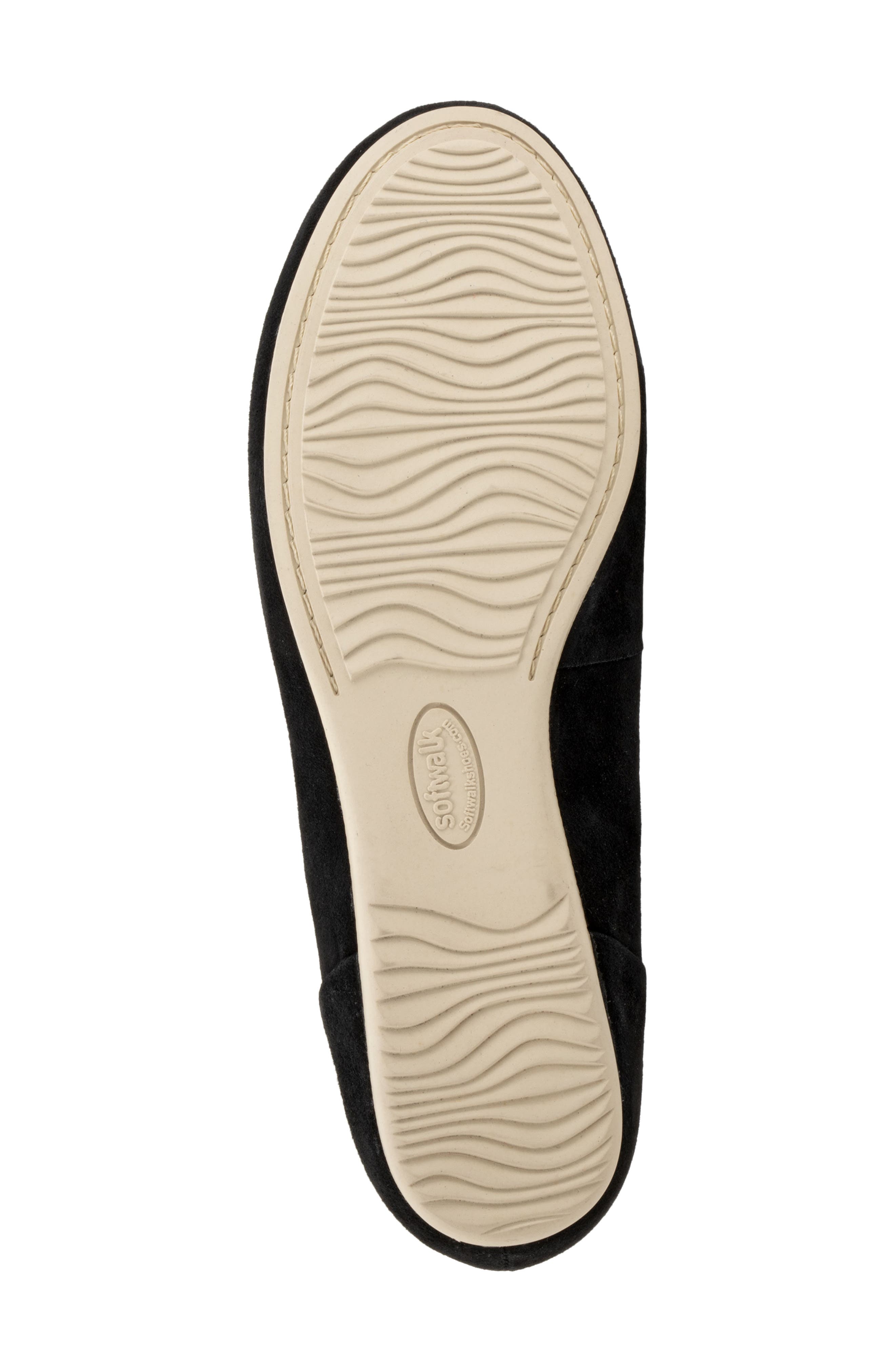 Sonoma Embroidered Ballet Flat, Alternate, color, BLACK SUEDE