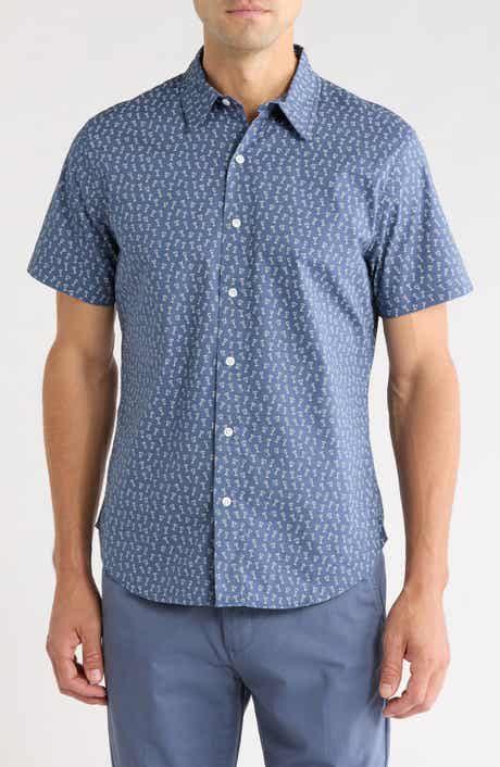Slim Fit Poplin Button-Up Shirt