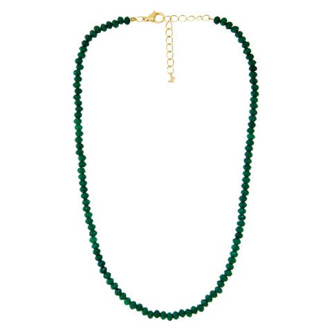 Colored Bead Choker Necklace