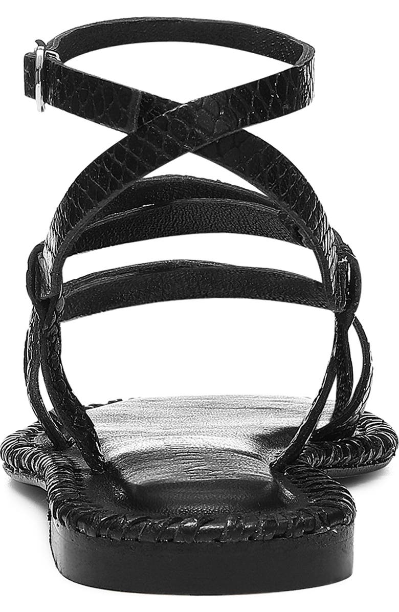 Donald Pliner Emilia Snakeskin Embossed Gladiator Sandal, Alternate, color,