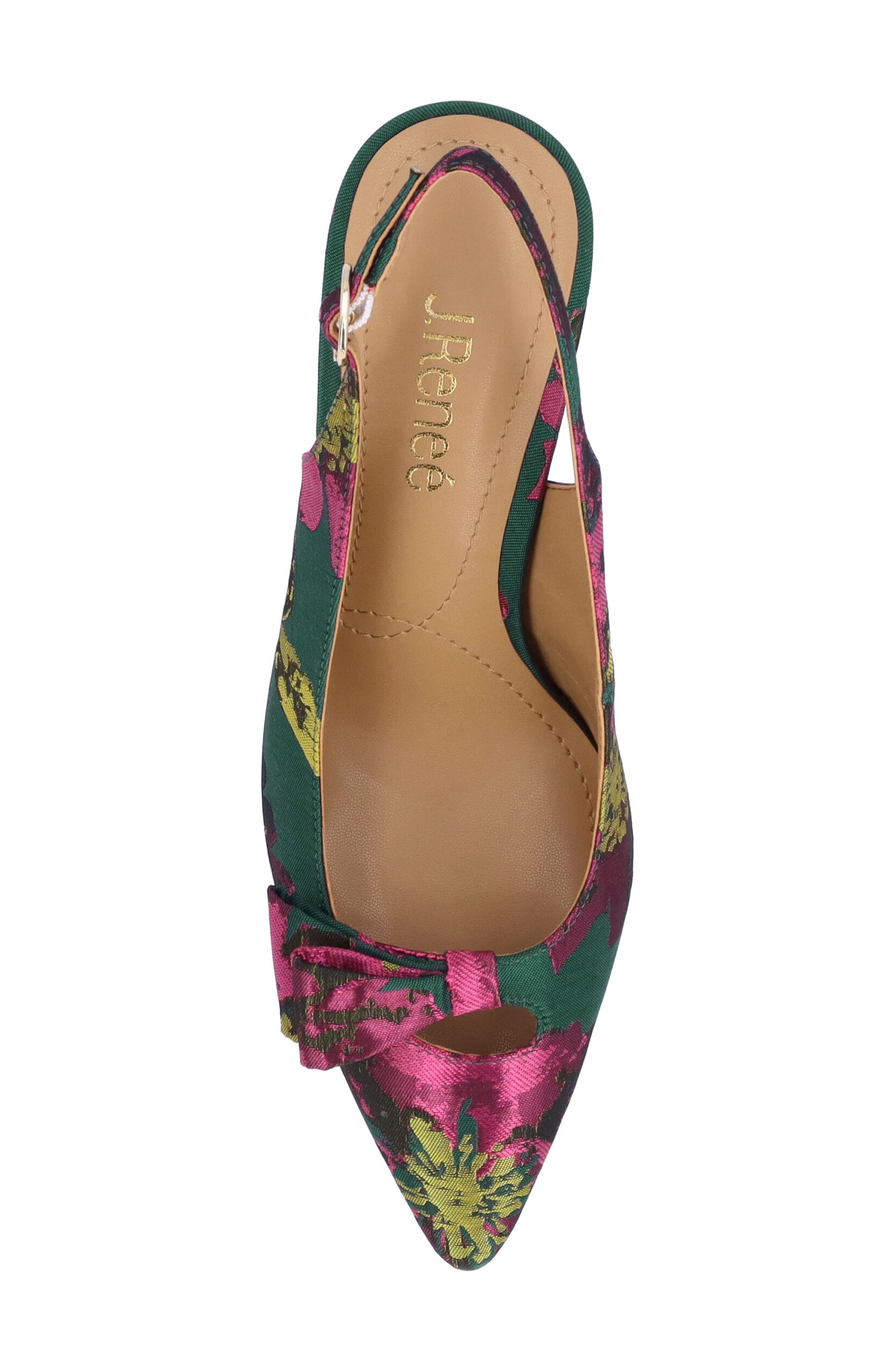 J. Reneé Rayne Slingback Pointed Toe Pump, Alternate, color, 