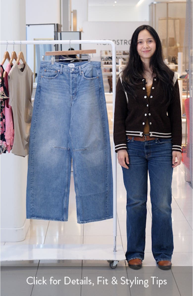 Sydney High Waist Wide Leg Jeans, sales video thumbnail