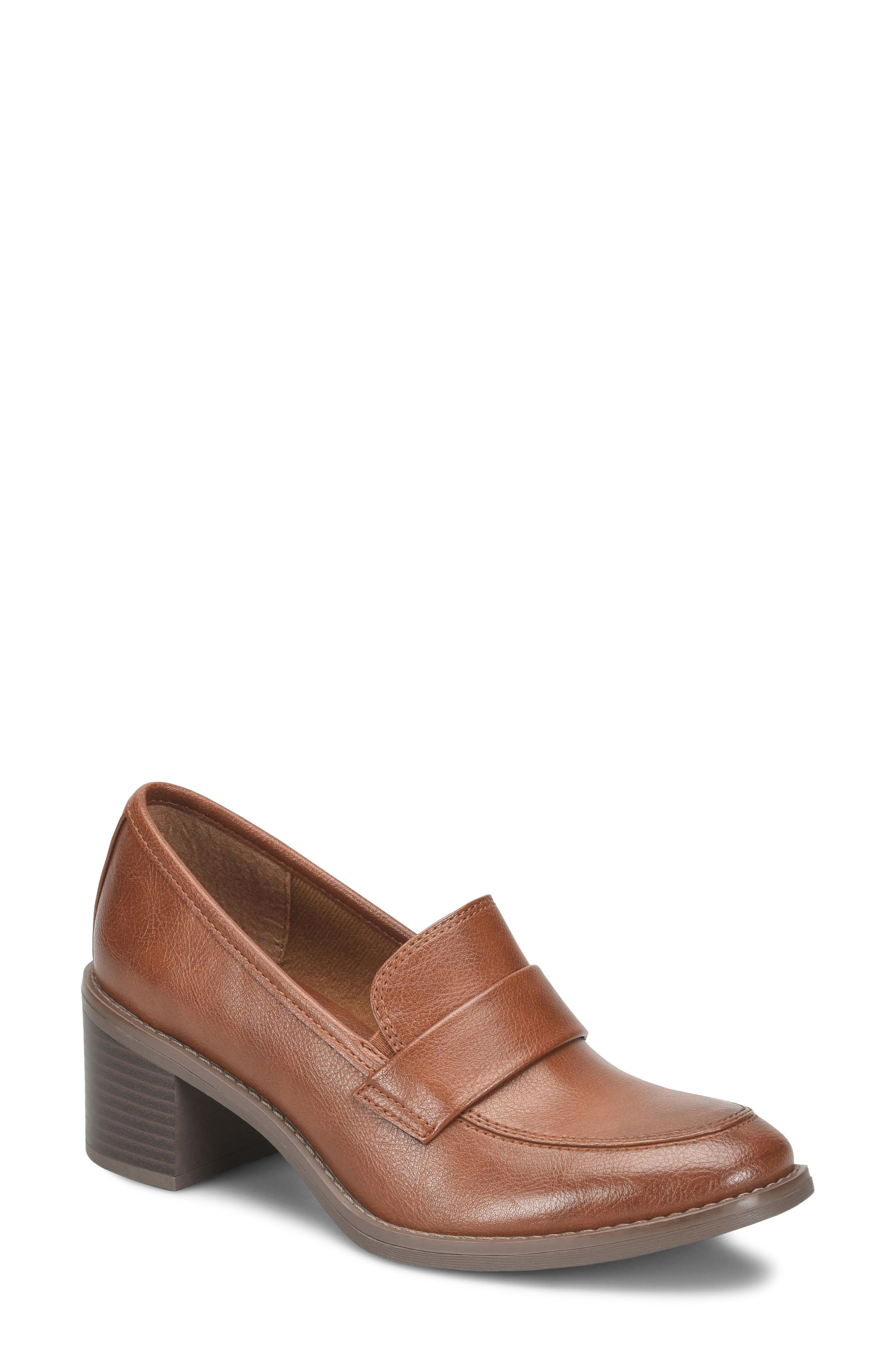 Harrietta Block Heel Loafer