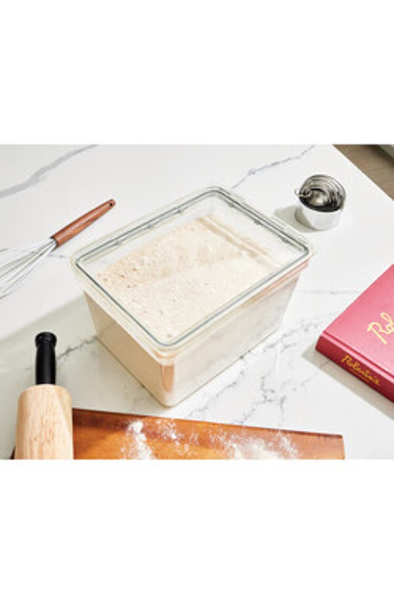 iDesign Large Food Storage Bin with Airtight Lid - Set of 4 - Clear, Alternate, color,