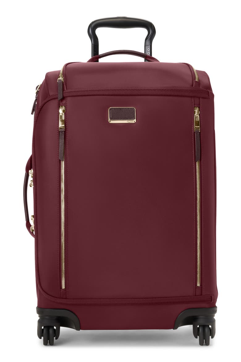 Voyageur Léger 22-Inch International Expandable Wheeled Carry-On Suitcase, Main, color, WINE