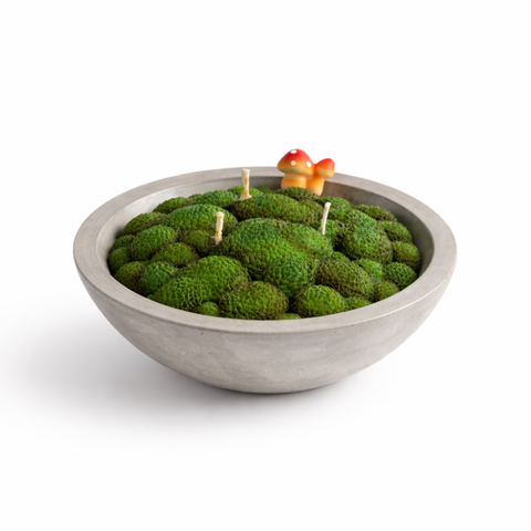 Forest Moss Candle Bowl