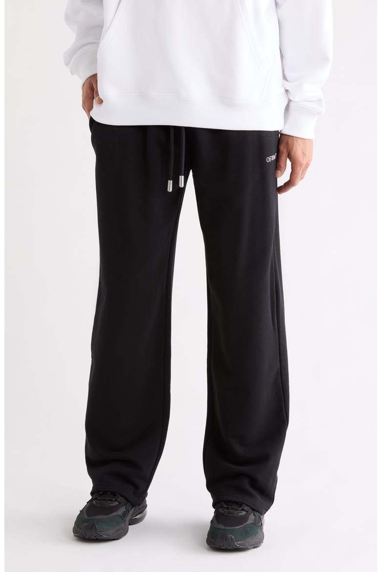 Vanish Arrow Sweatpants, Main, color, BLACK-WHITE