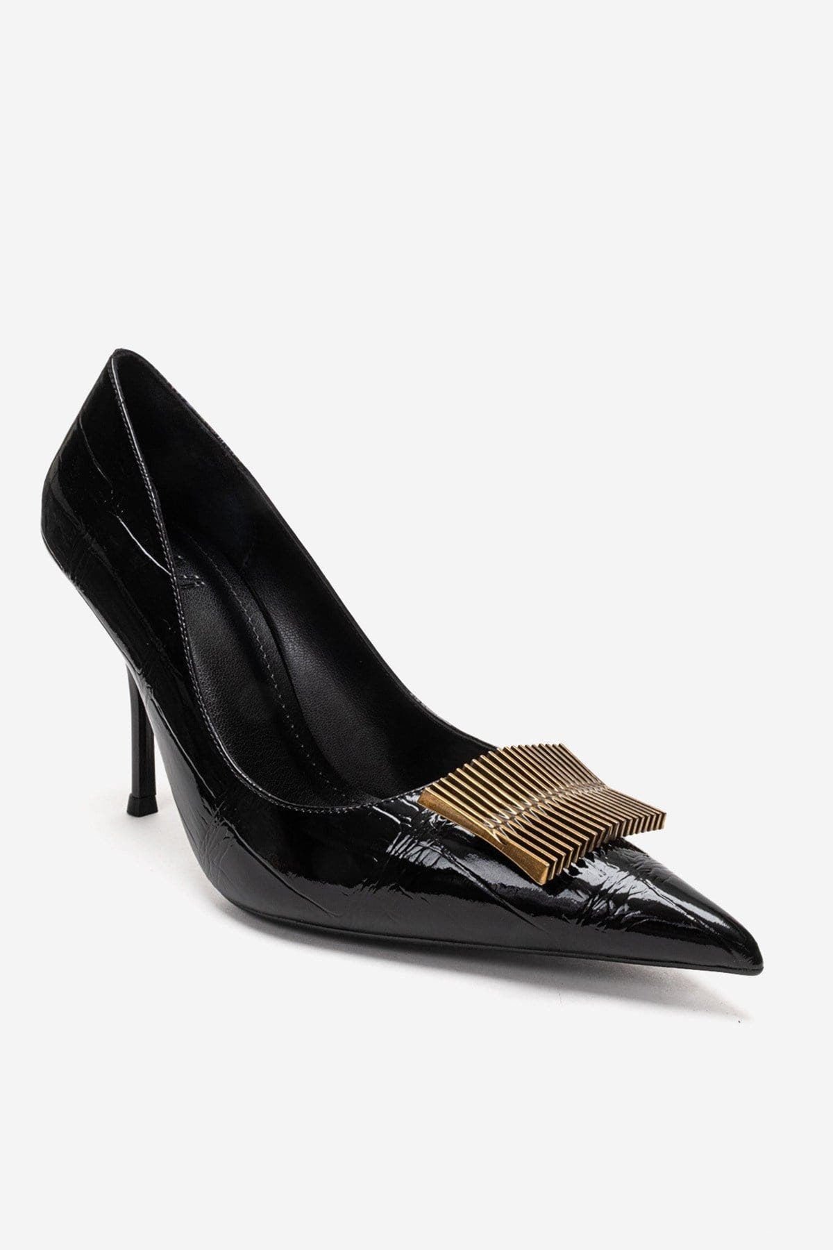 Prologue Shoes Dexen Stiletto Pump, Alternate, color, Black Print