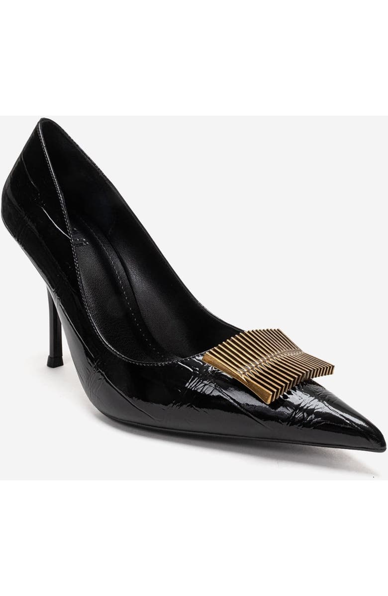Prologue Shoes Dexen Stiletto Pump, Alternate, color, Black Print