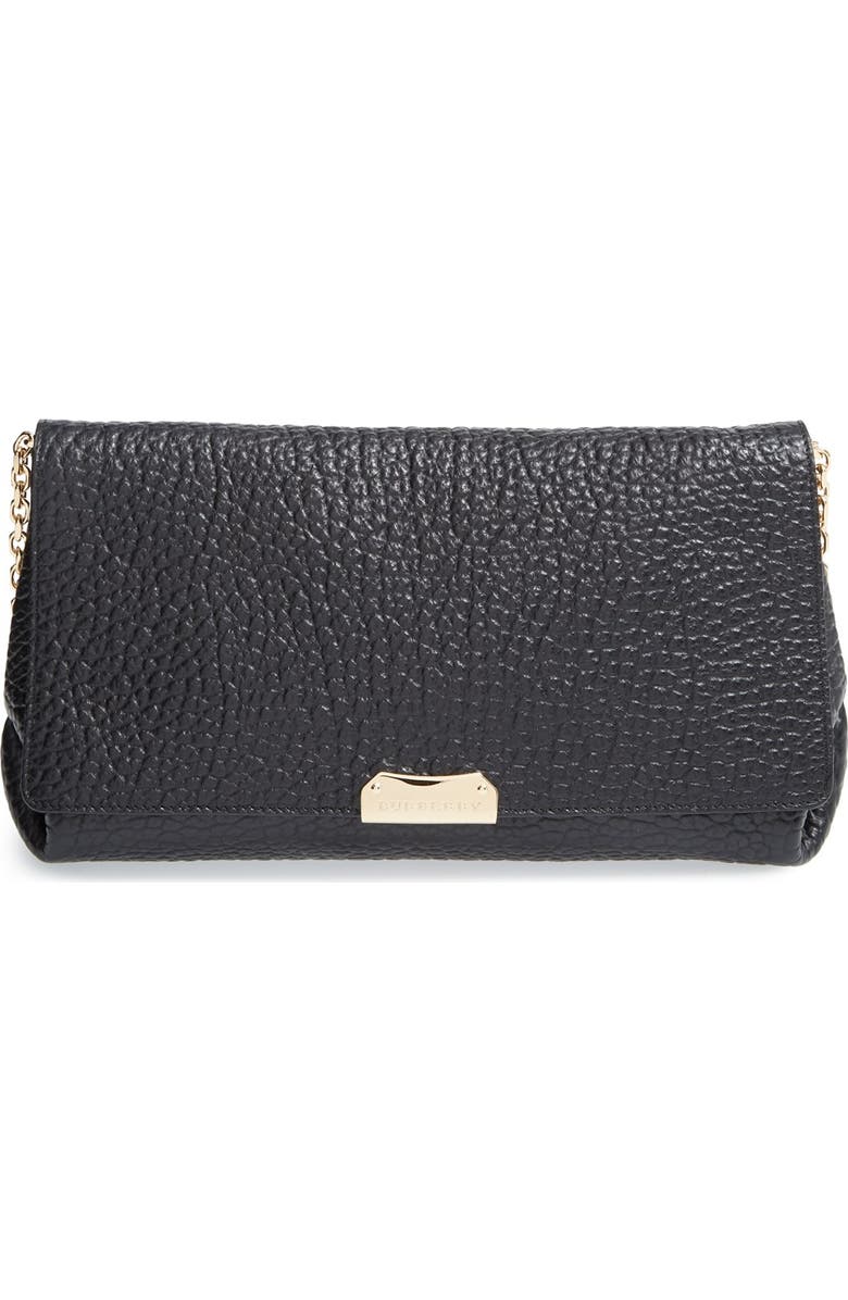 Burberry 'Medium Mildenhall' Signature Grain Leather Convertible Crossbody Bag, Main, color,