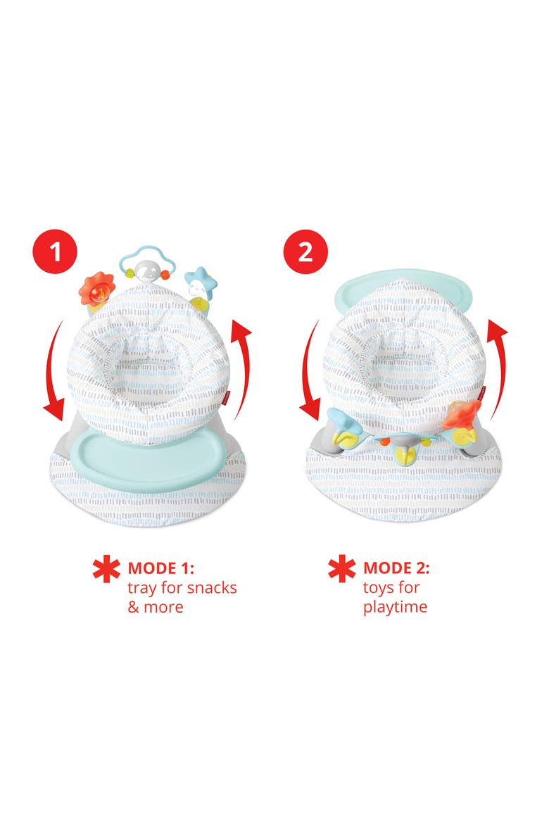Silver Lining Cloud 2-in-1 Activity Floor Seat, Alternate, color, MULTI