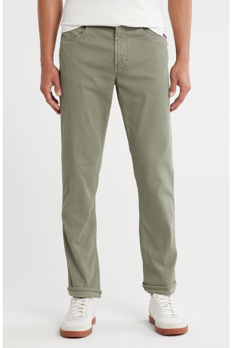 Comfort Twill 5-Pocket Pants, Main, color, SURPLUS GREEN