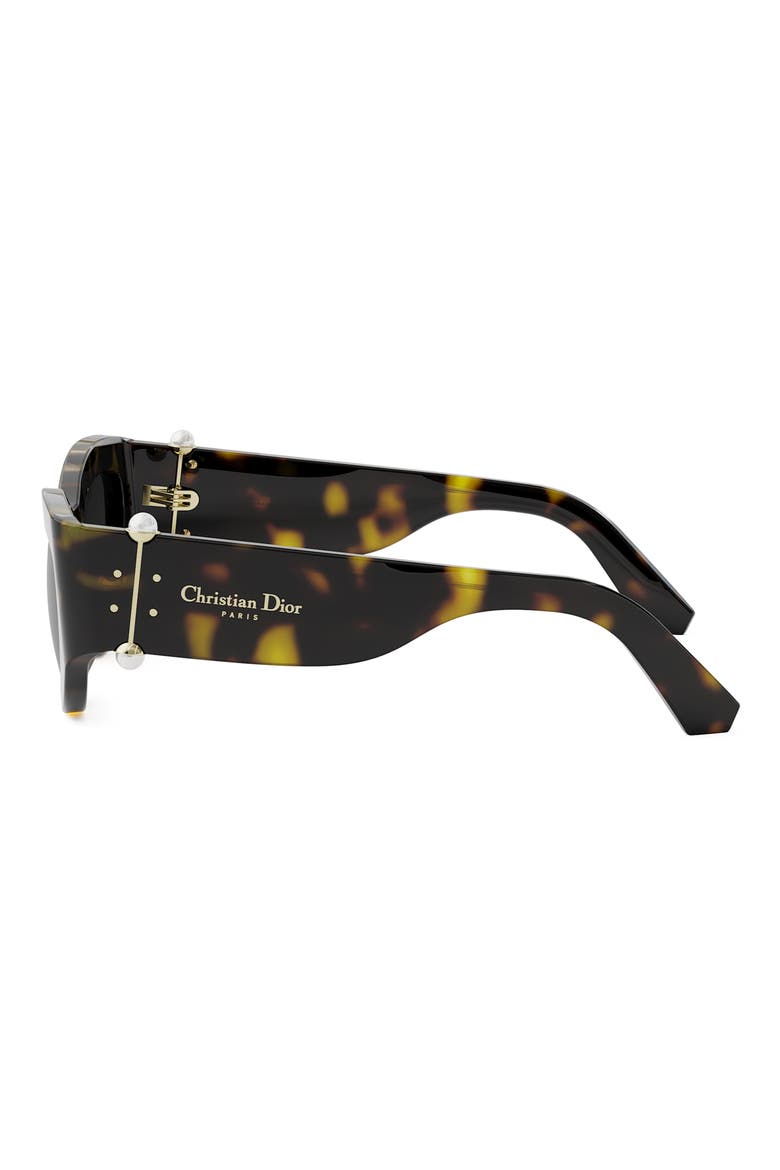 'DiorTribales B1I 55mm Cat Eye Sunglasses, Alternate, color, DARK HAVANA / SMOKE