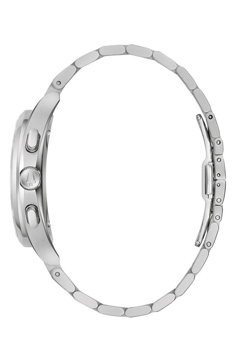 BULOVA Curv Bracelet Chronograph Watch, 44mm, Alternate, color,