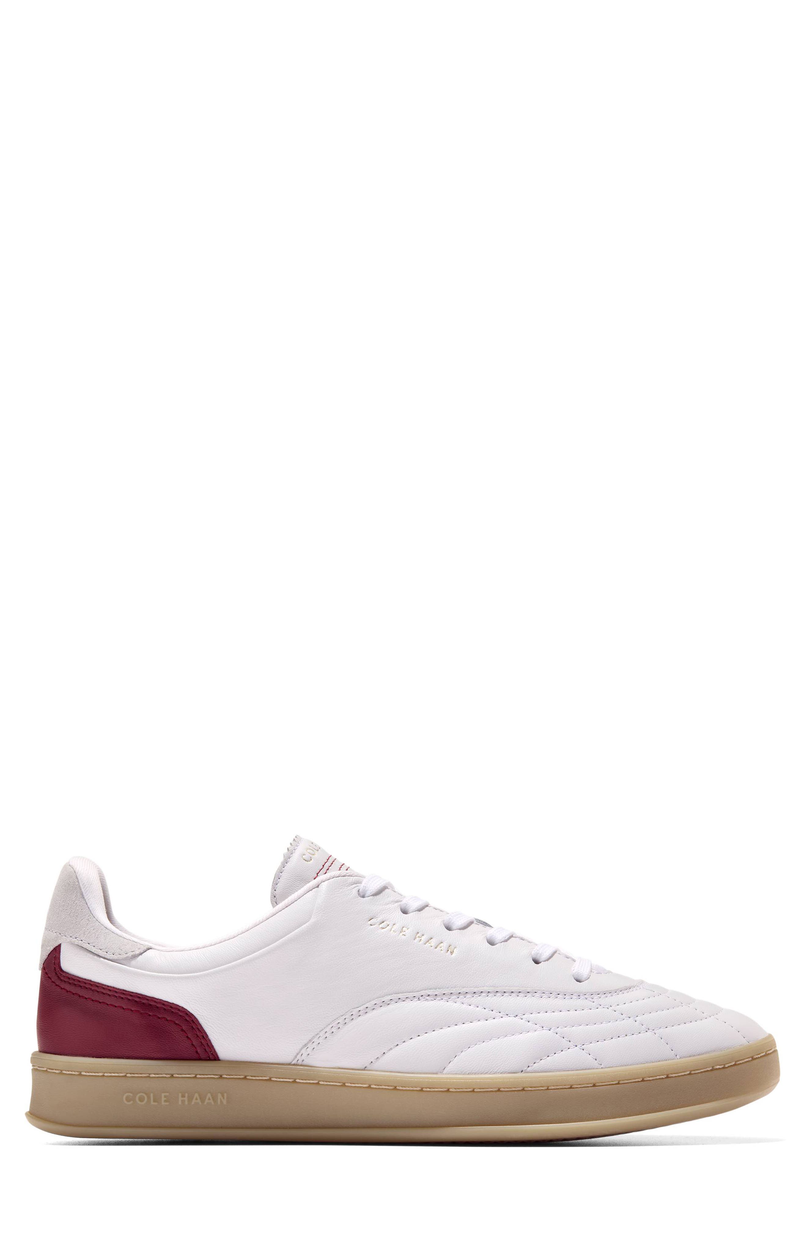 Cole Haan Grand Crosscourt Turf Sneaker, Alternate, color, White/ Claret