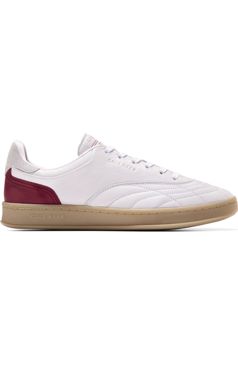 Cole Haan Grand Crosscourt Turf Sneaker, Alternate, color, White/ Claret
