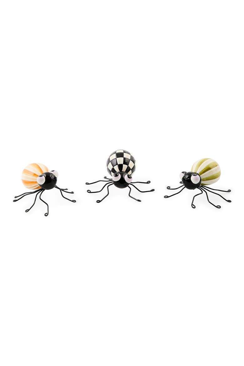 Set of 3 Fergal's Friend Spiders, Main, color, BLACK