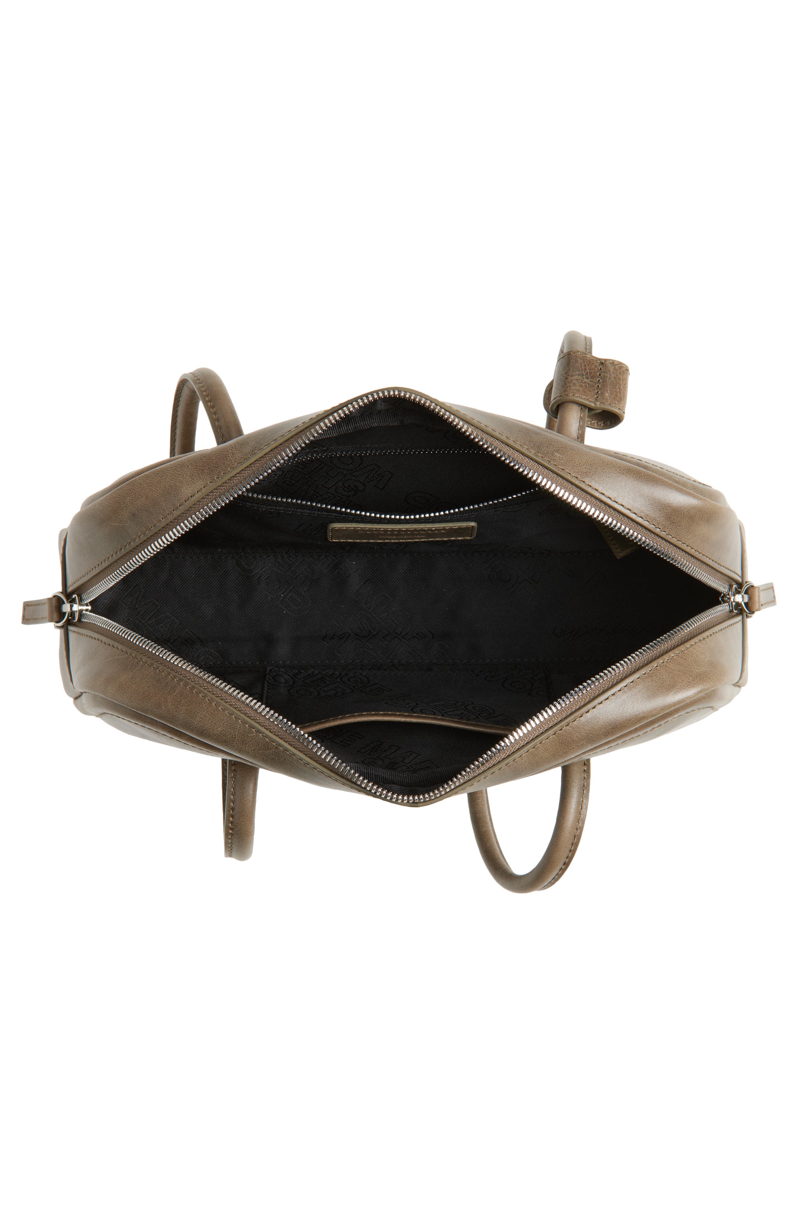 MARGESHERWOOD Soft Boston Leather Shoulder Bag, Alternate, color, Etoffe Pull-Up