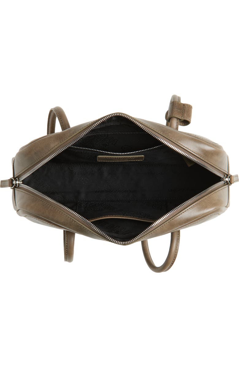 MARGESHERWOOD Soft Boston Leather Shoulder Bag, Alternate, color, Etoffe Pull-Up