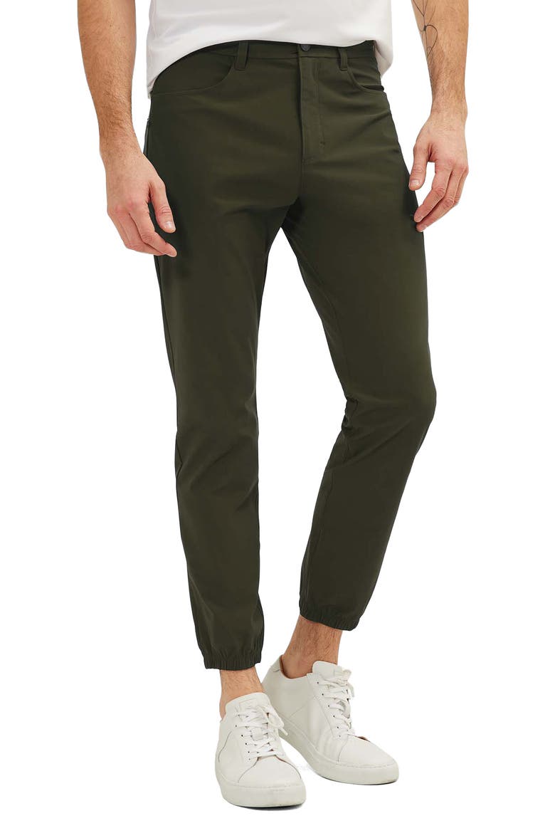 Resort Woven Joggers, Main, color, SURVIVOR GREEN