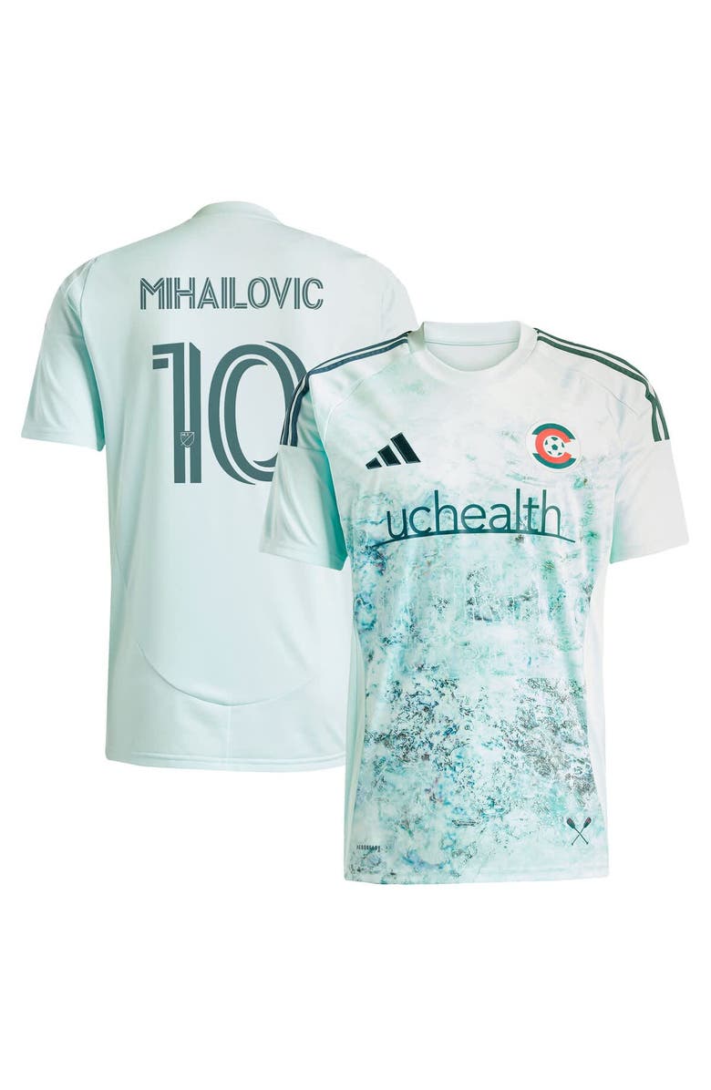 adidas Men's adidas Djordje Mihailovic Green Colorado Rapids 2025 Headwaters Replica Player Jersey, Main, color, 