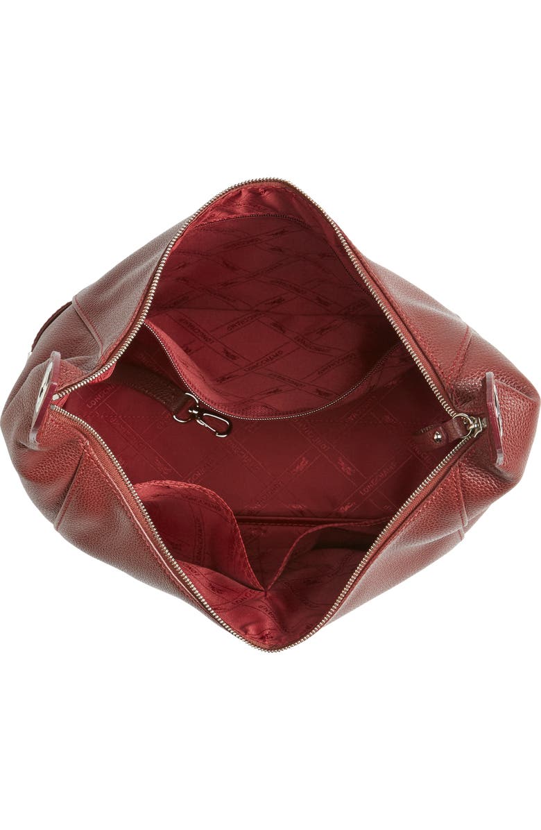 Longchamp 'Le Foulonne' Leather Hobo Bag, Alternate, color,