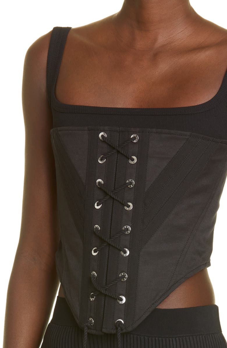 Dion Lee Corset Laced Utility Tank, Alternate, color,