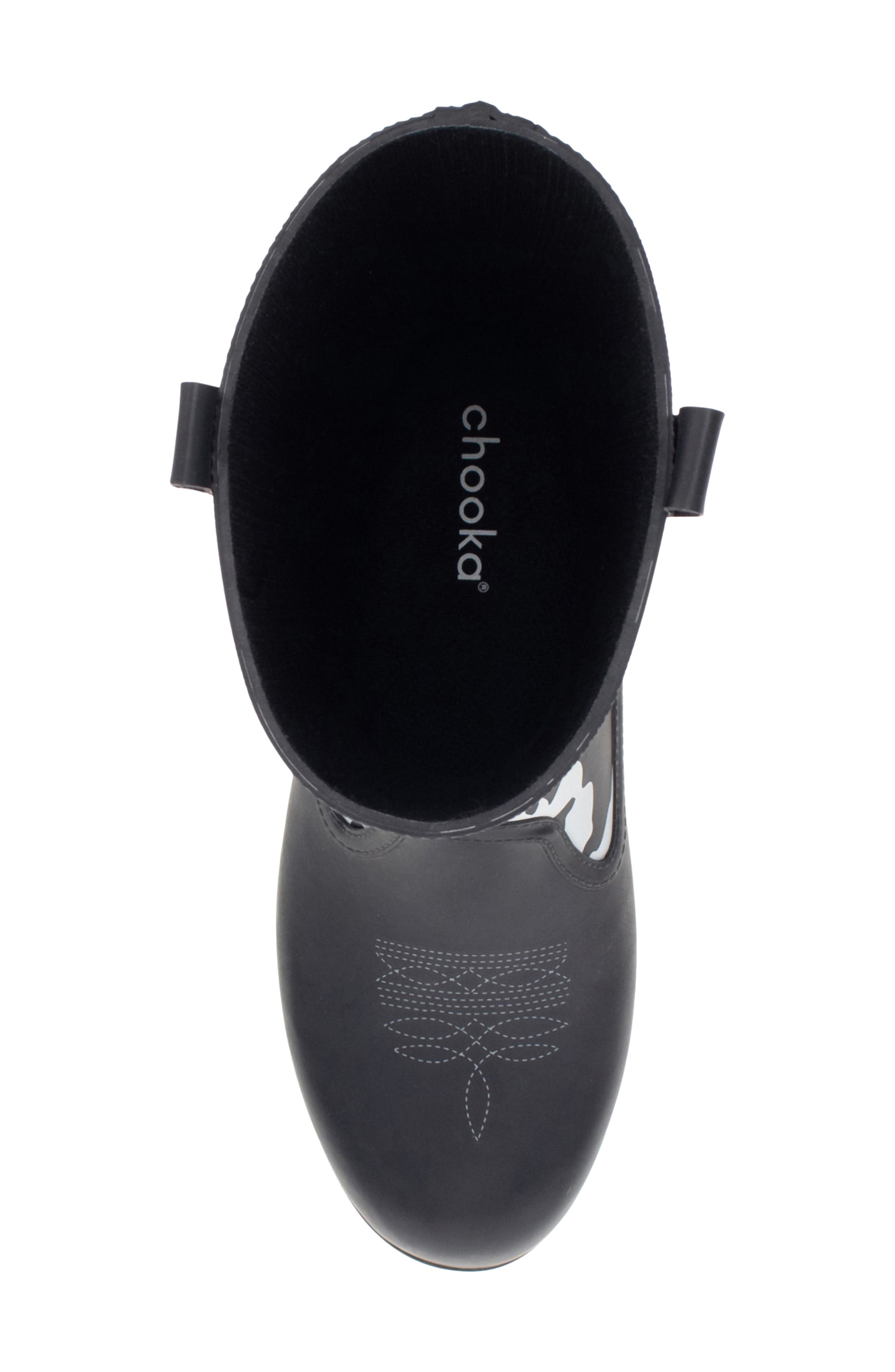 Betsie Waterproof Mid Rain Boot, Alternate, color, BLACK