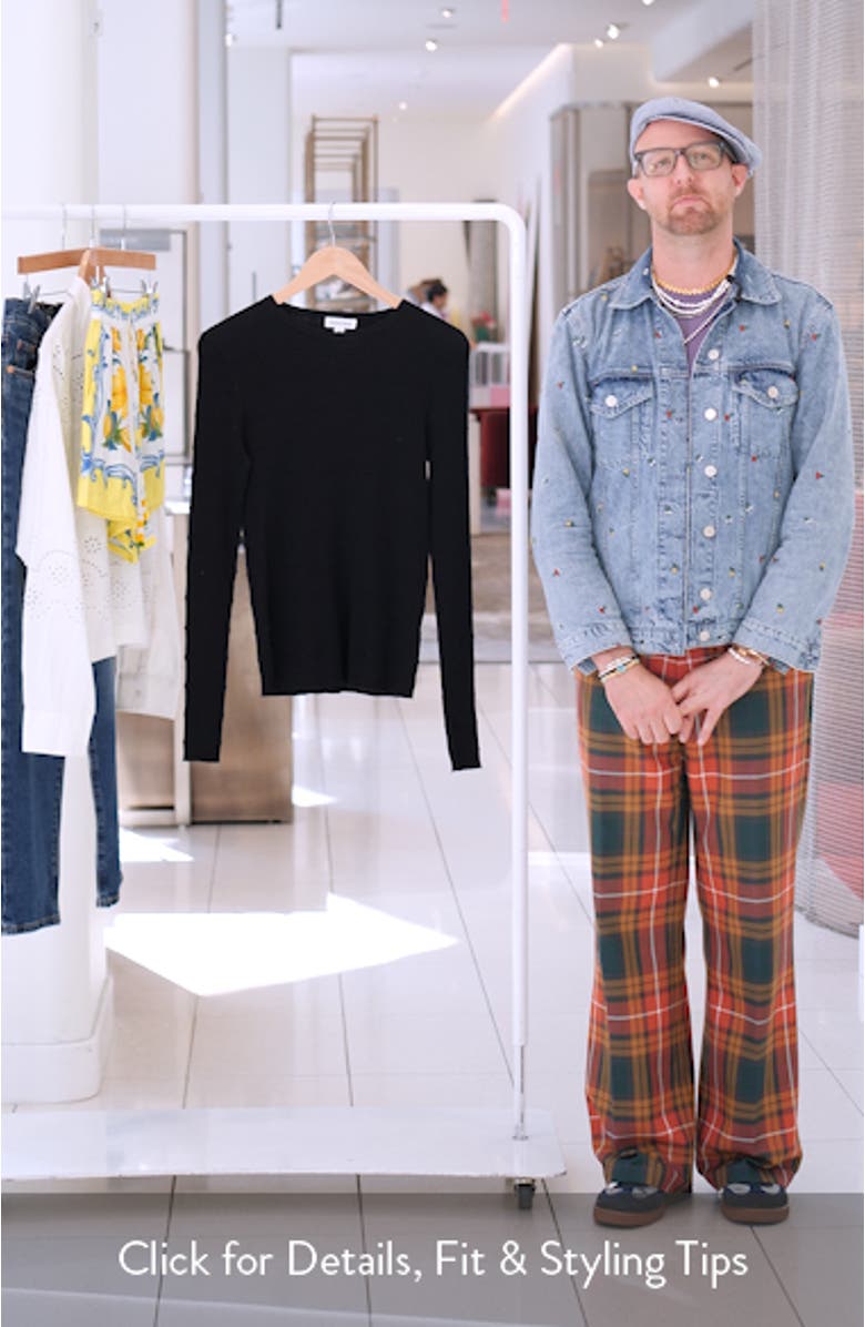 Wool Blend Skinny Sweater, sales video thumbnail