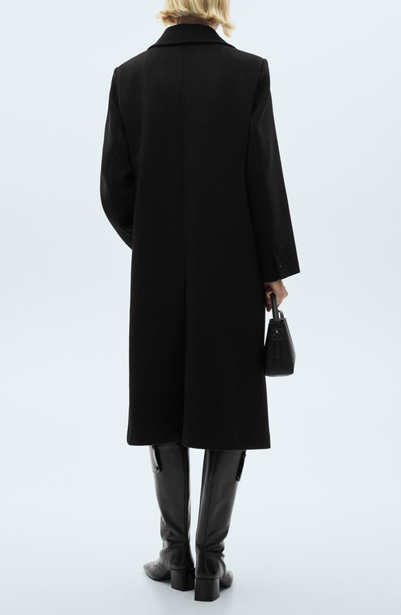 MANGO Double Breasted Coat, Alternate, color, 