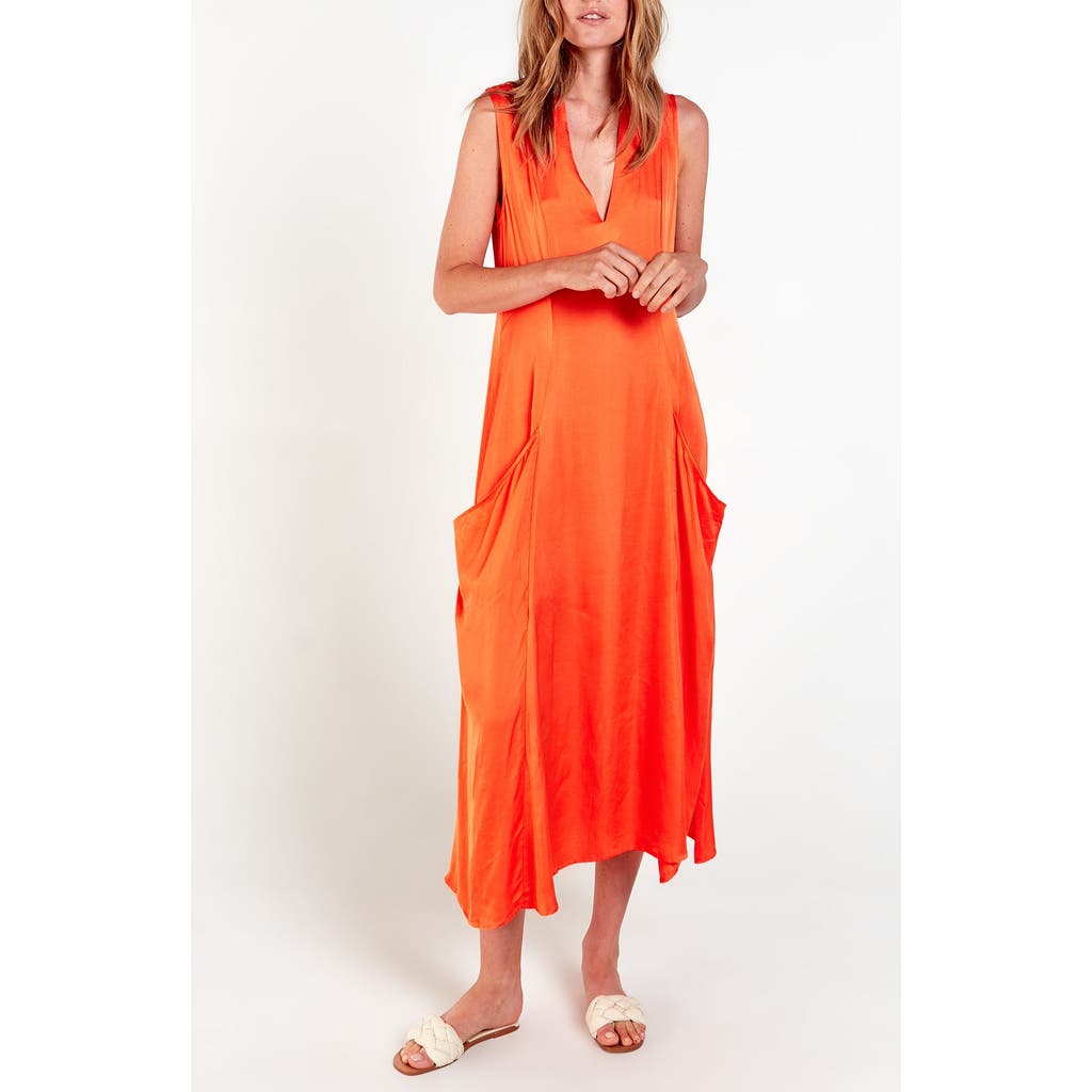 As By Df Arlenis Dress In Tangerine