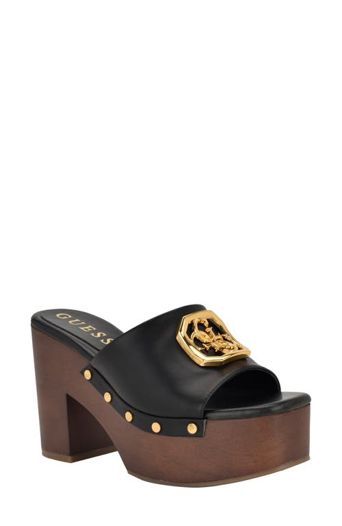 GUESS GUESS QISHA PLATFORM SLIDE SANDAL