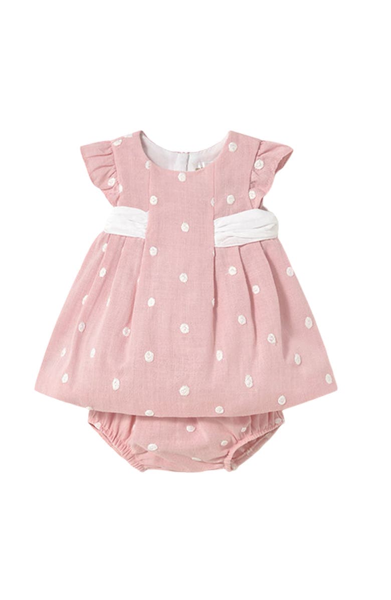 Mayoral Polka Dot Dress, Main, color, Rose
