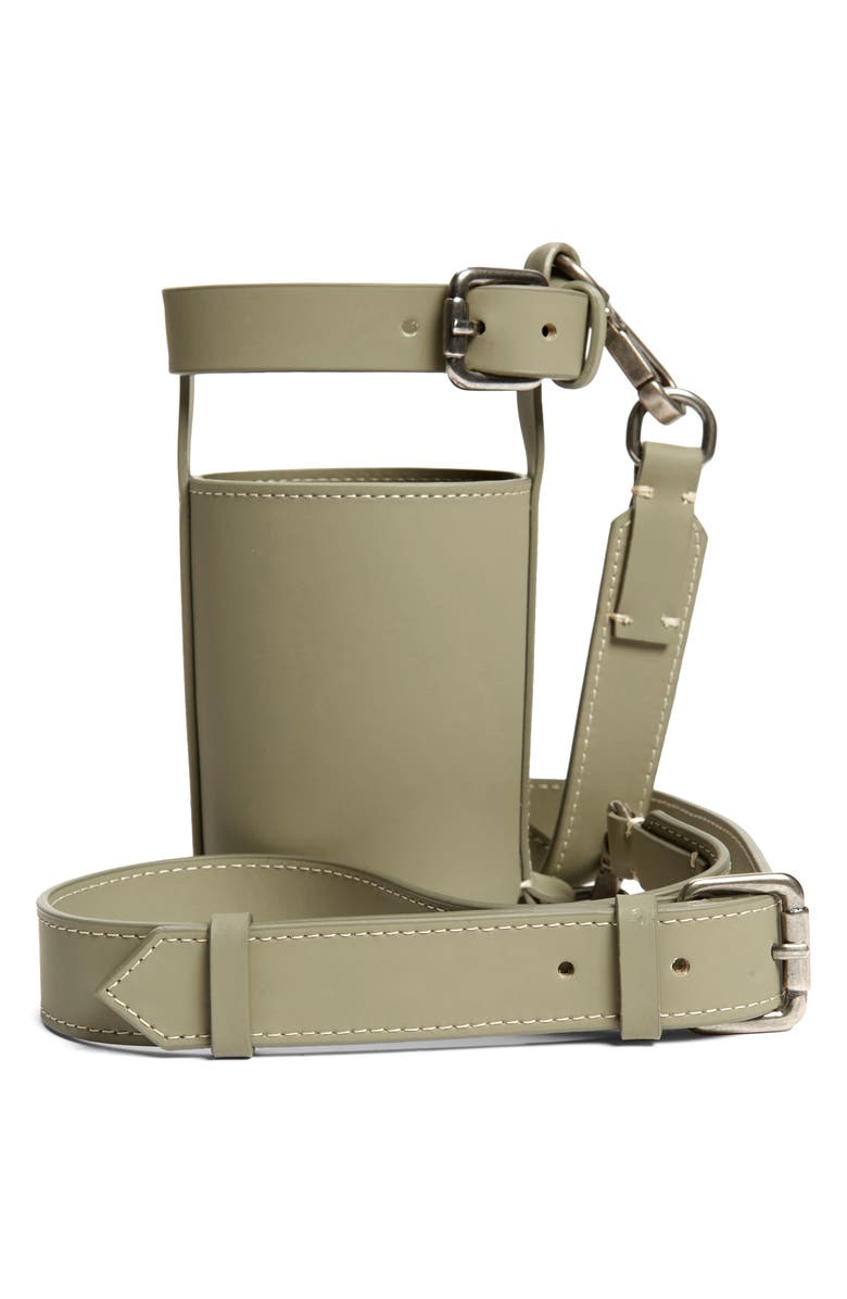 Jacquemus Le Porte Gourde Crossbody Leather Bottle Holder, Alternate, color,