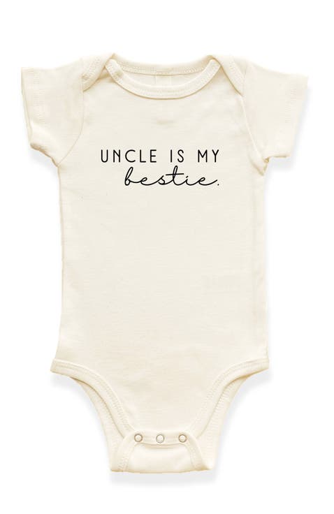 Uncle is my Bestie Organic Baby Bodysuit
