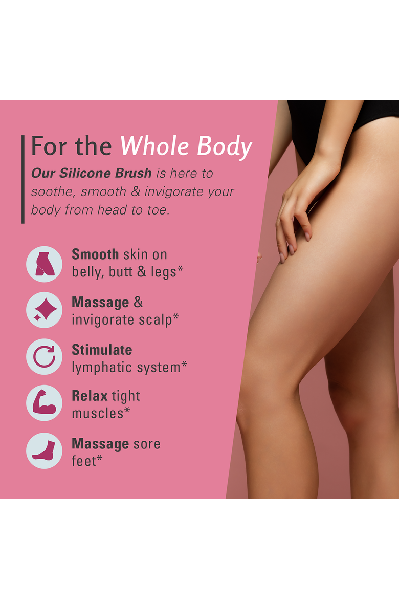 Anti-Cellulite Silicone Body Brush, Alternate, color, None
