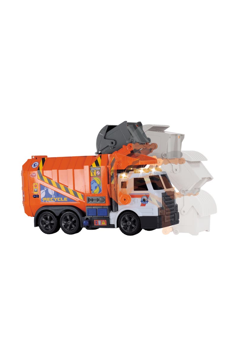 Dickie Toys HK Ltd Action Series 26 Inch Garbage Truck, Alternate, color, Multicolored