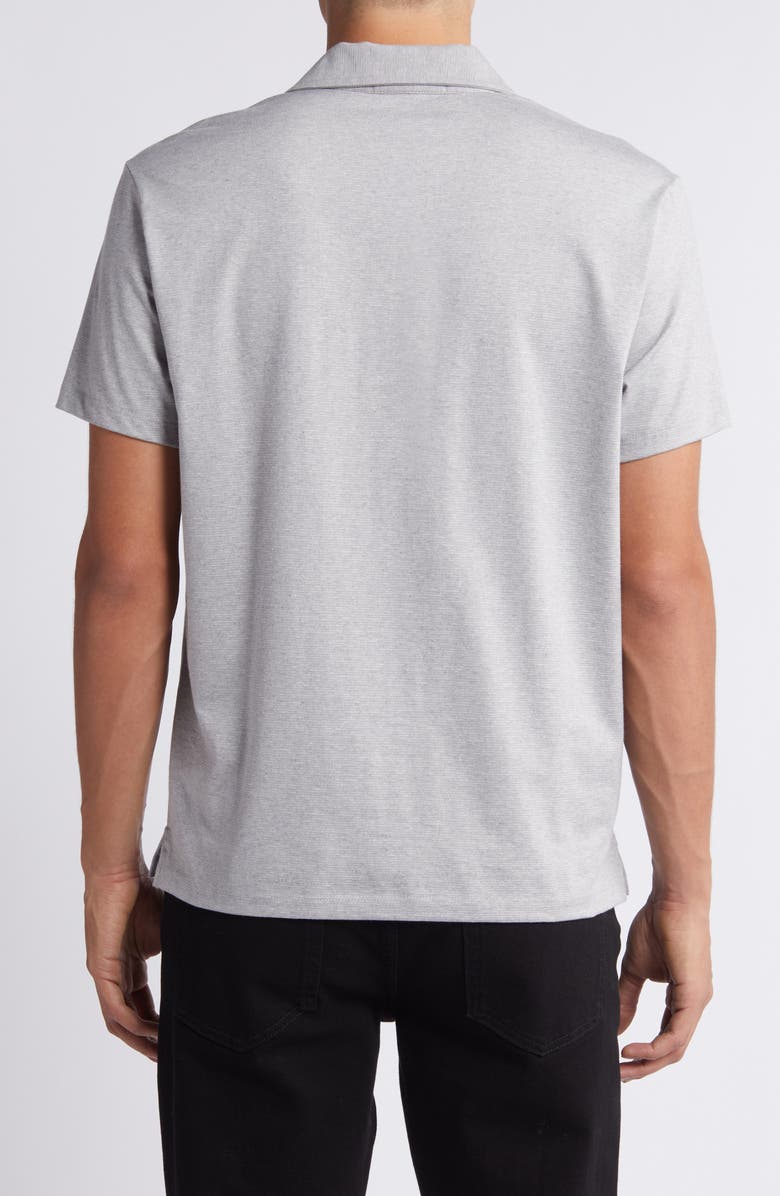 Wardlow Tonal Stripe Short Sleeve Cotton Blend Polo