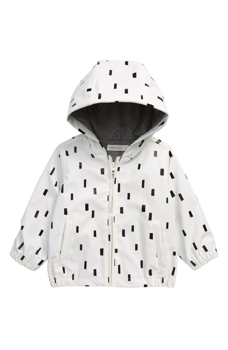 miles baby Hooded Raincoat, Main, color, 