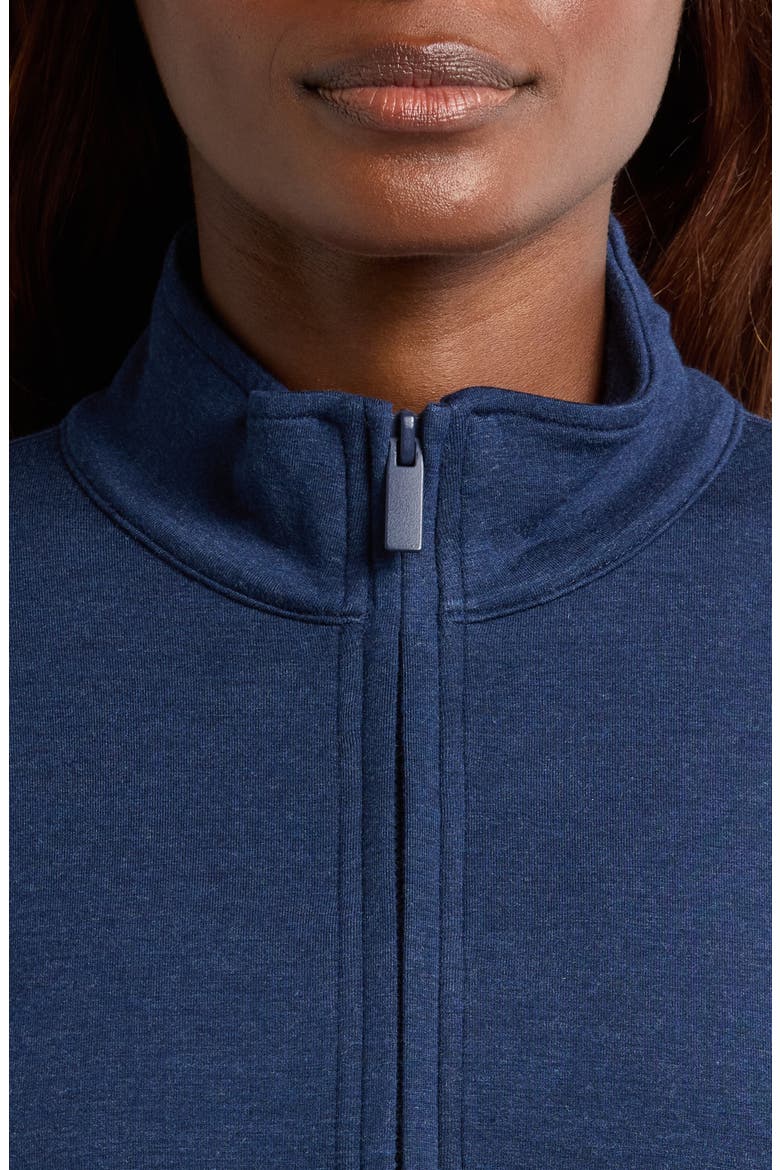 Shadow Mirage Half Zip Pullover, Alternate, color, HEATHER NAVY