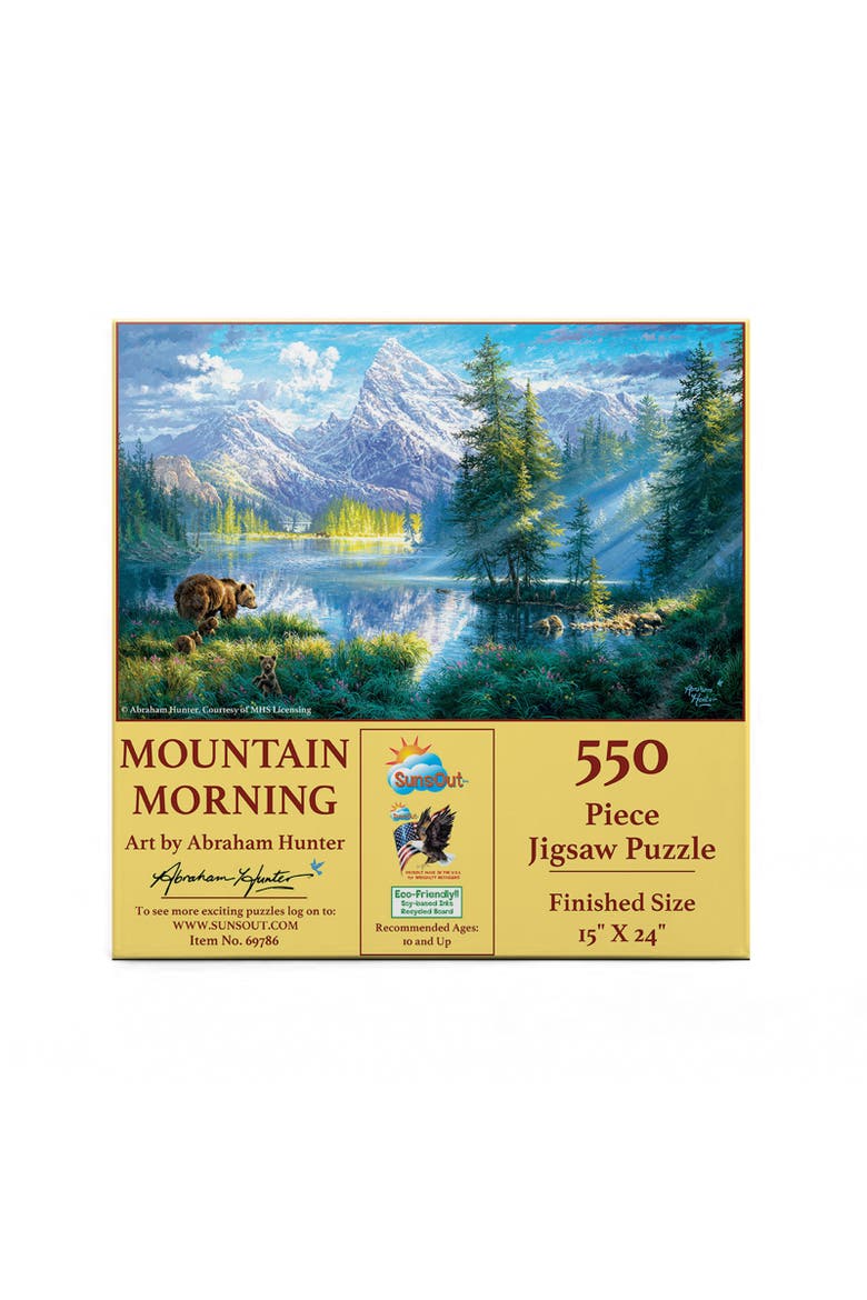 Mountain Morning 550 piece Jigsaw Puzzle for Adults, Alternate, color, Multicolor